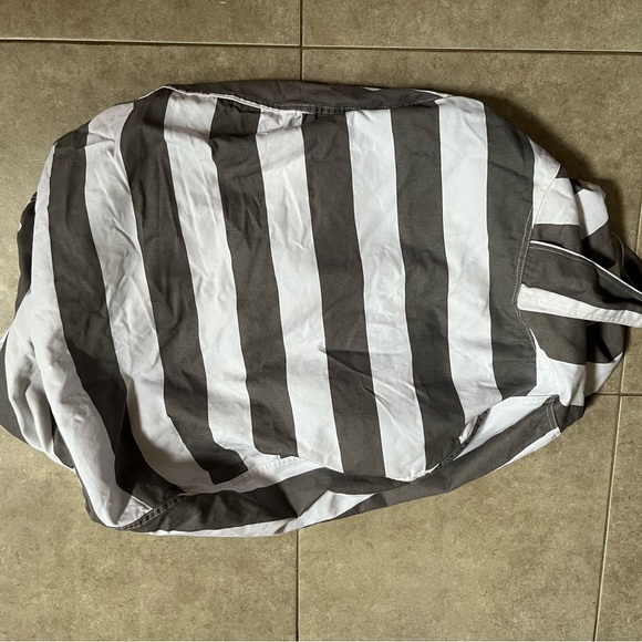 Sruff 'n sit The Stuffable Store Bean Bag Creative QT Extra Large Gray White - Picture 3 of 7